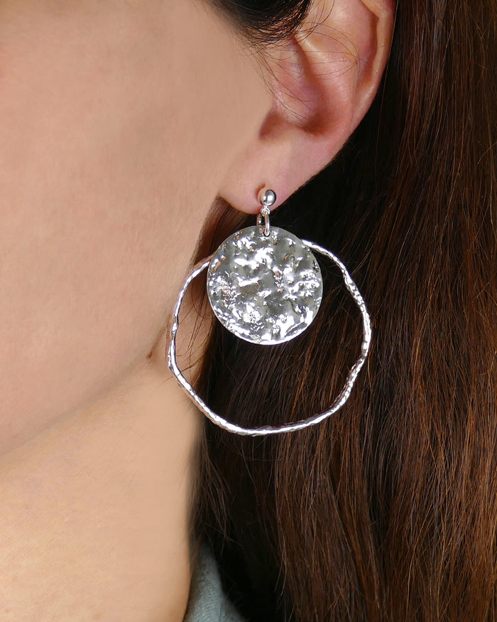 Boucles d'oreilles ALMA - Argenté
