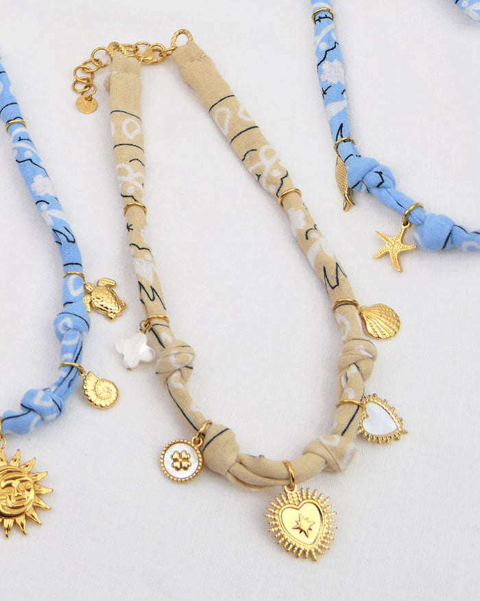 Collier Bandana - Beige