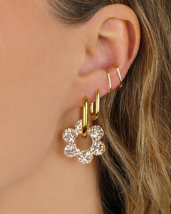 Boucles d'oreilles BINTOU - Glitter Doré