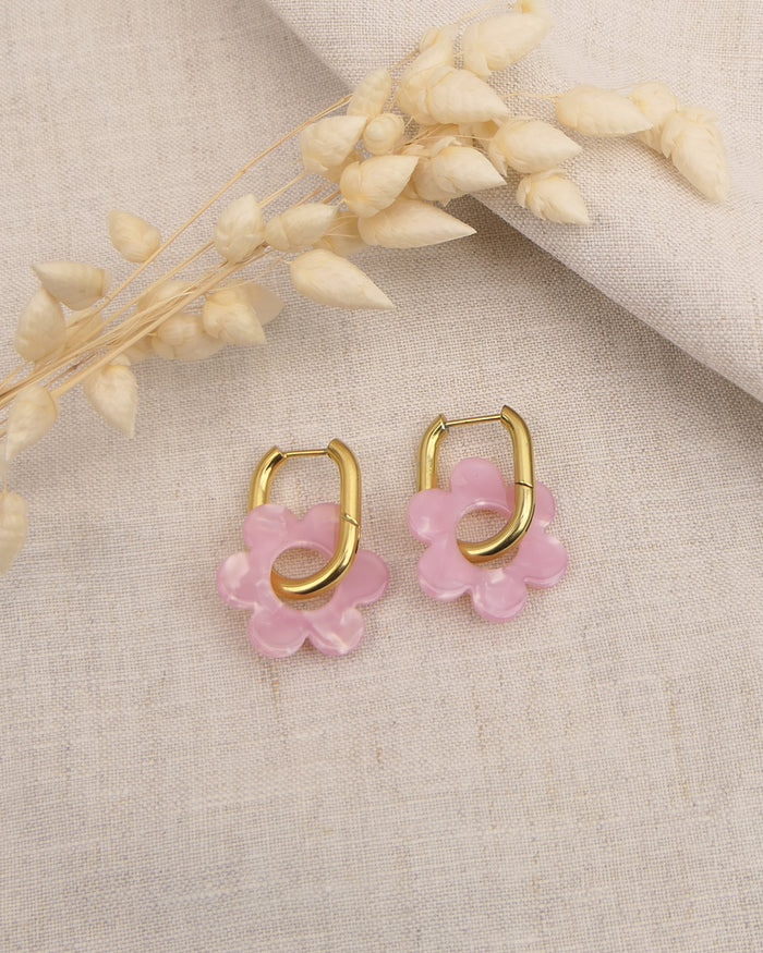 Boucles d'oreilles BINTOU - Rose