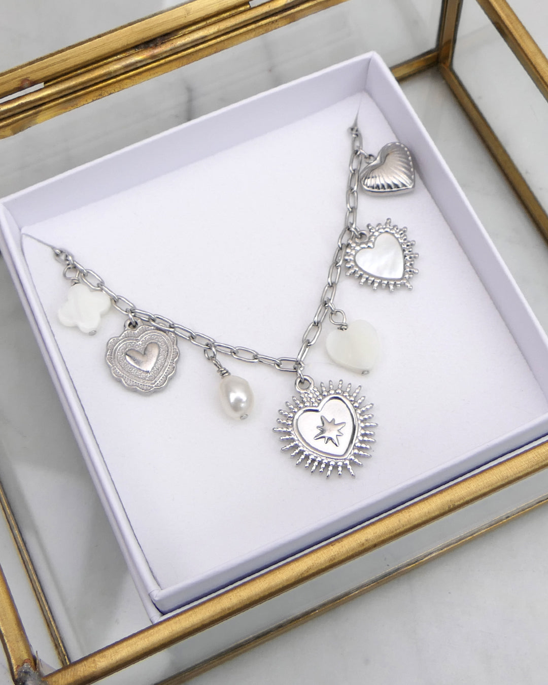 Collier Charms CAPELLA - Argenté
