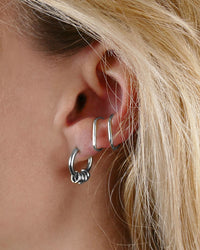 Boucles HOOP Anneaux - Argenté