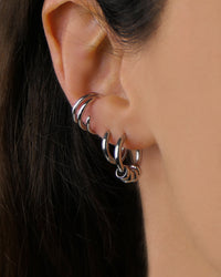 Mini Boucles HOOP - Argenté
