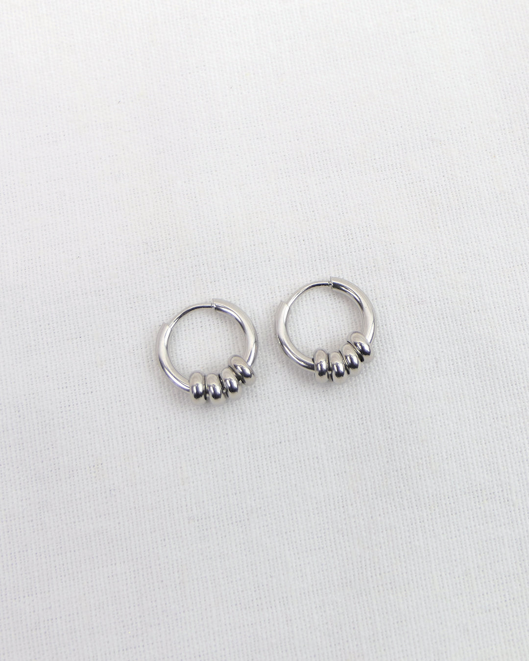 Boucles HOOP Anneaux - Argenté