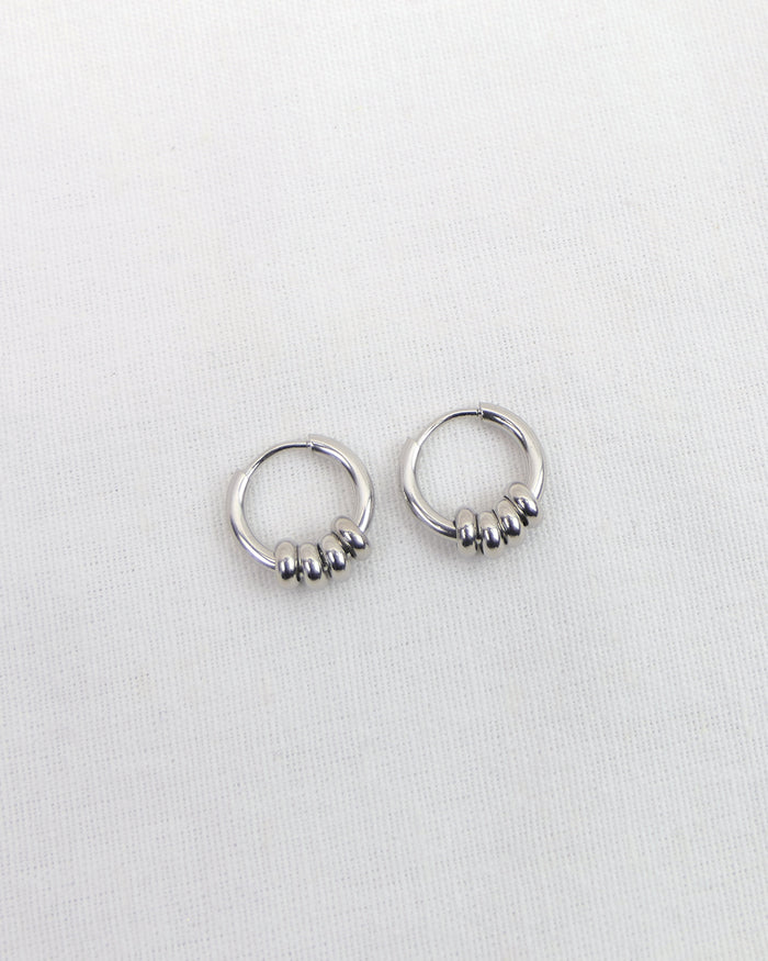 Boucles HOOP Anneaux - Argenté