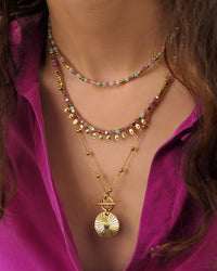 Collier Choker IGUA - Rose Doré