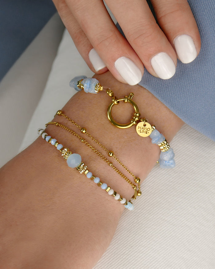 Bracelet INDIRA - Bleu Ciel