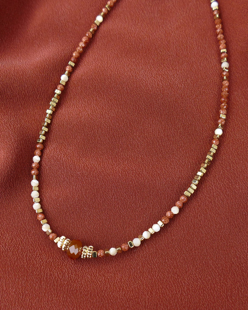 Collier INDIRA - Terracotta