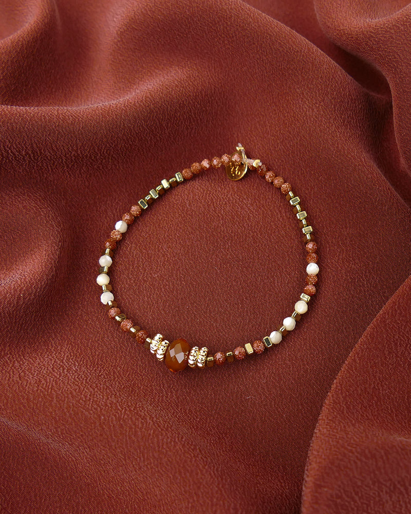 Bracelet INDIRA - Terracotta Doré