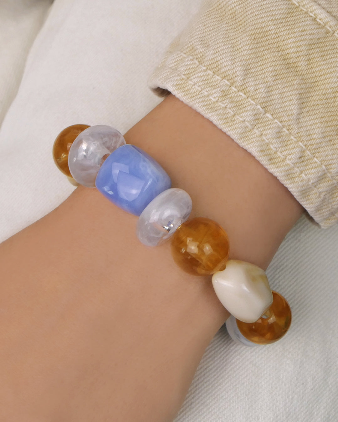 Bracelet KALINDA - Bleu Ciel