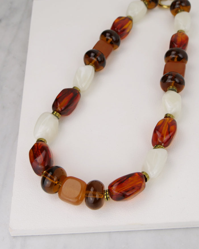 Collier KALINDA - Marron