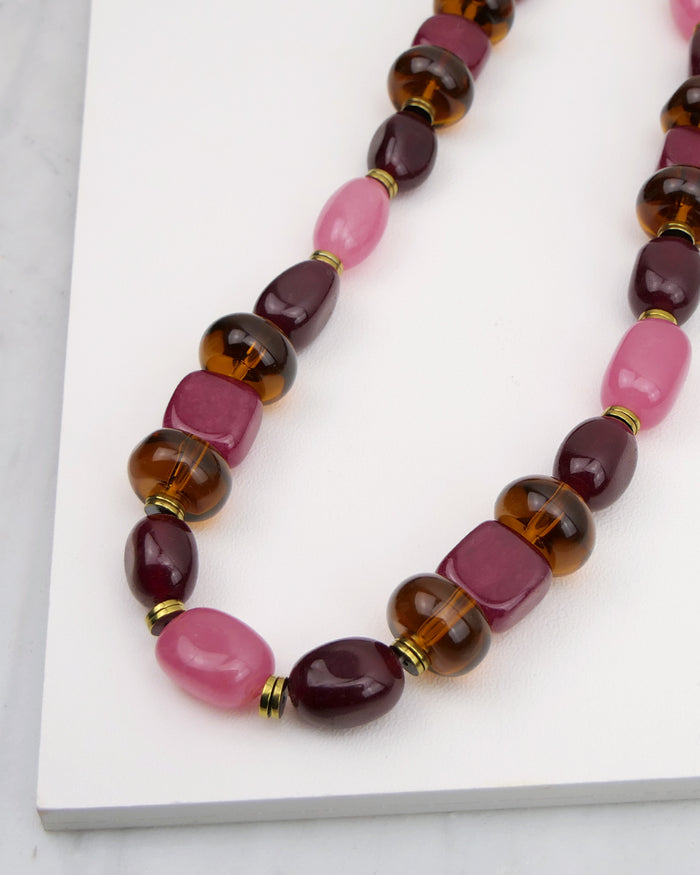 Collier KALINDA - Prune