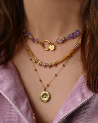 Collier TIAMO - Lila Doré
