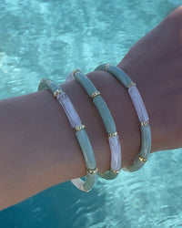 Bracelet MINI BOYA - Vert menthe Doré
