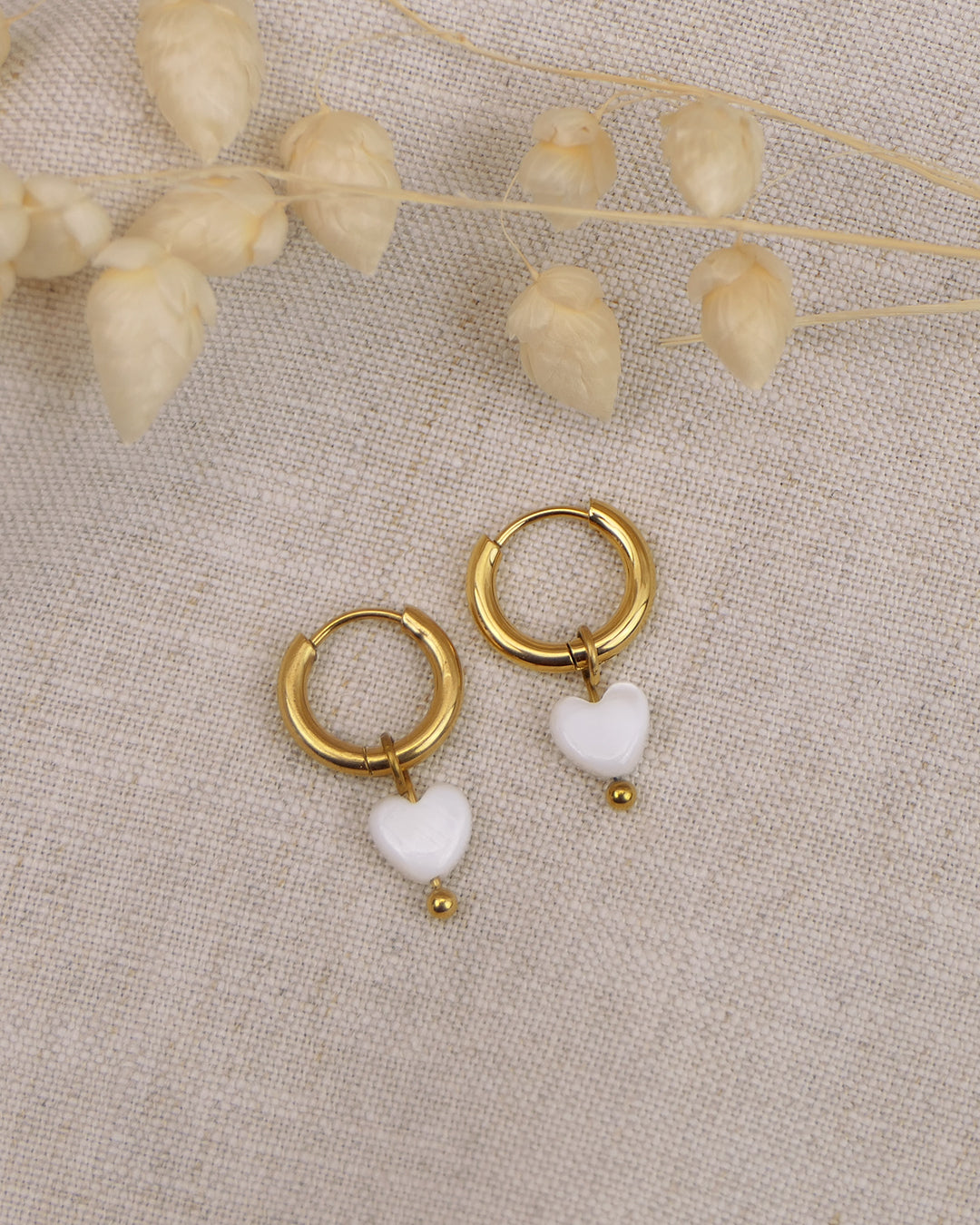 Mini Boucles HOOP Coeur
