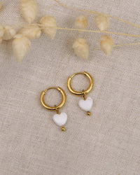 Mini Boucles HOOP Coeur
