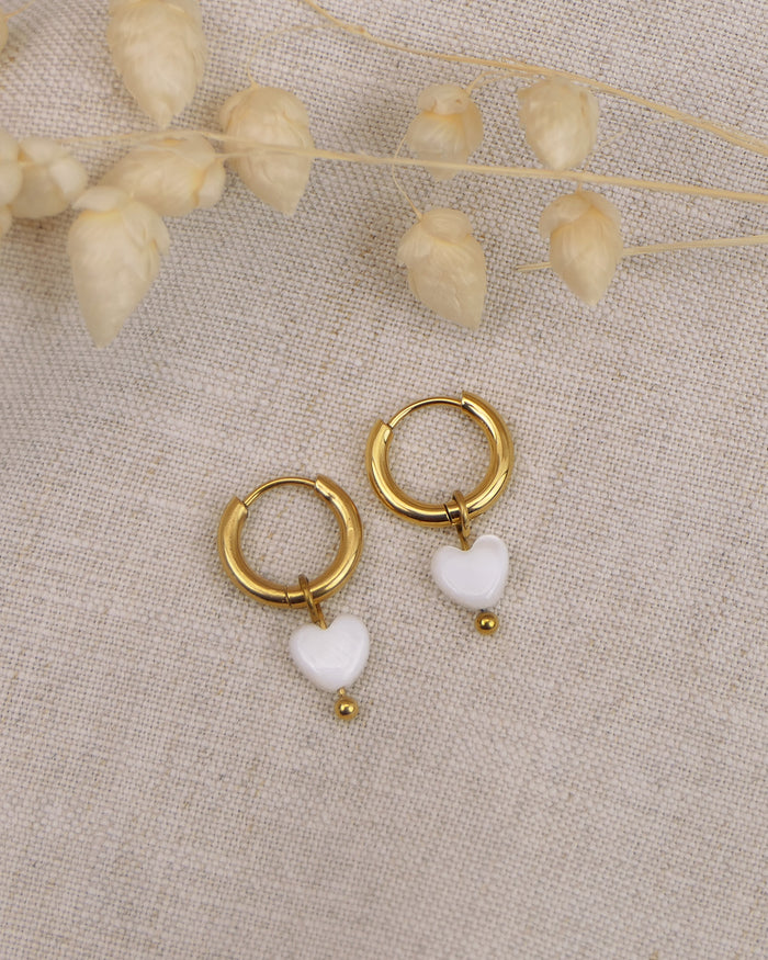 Mini Boucles HOOP Coeur