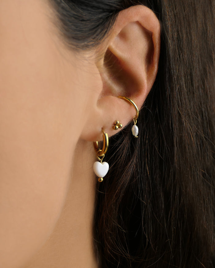 Mini Boucles HOOP Coeur