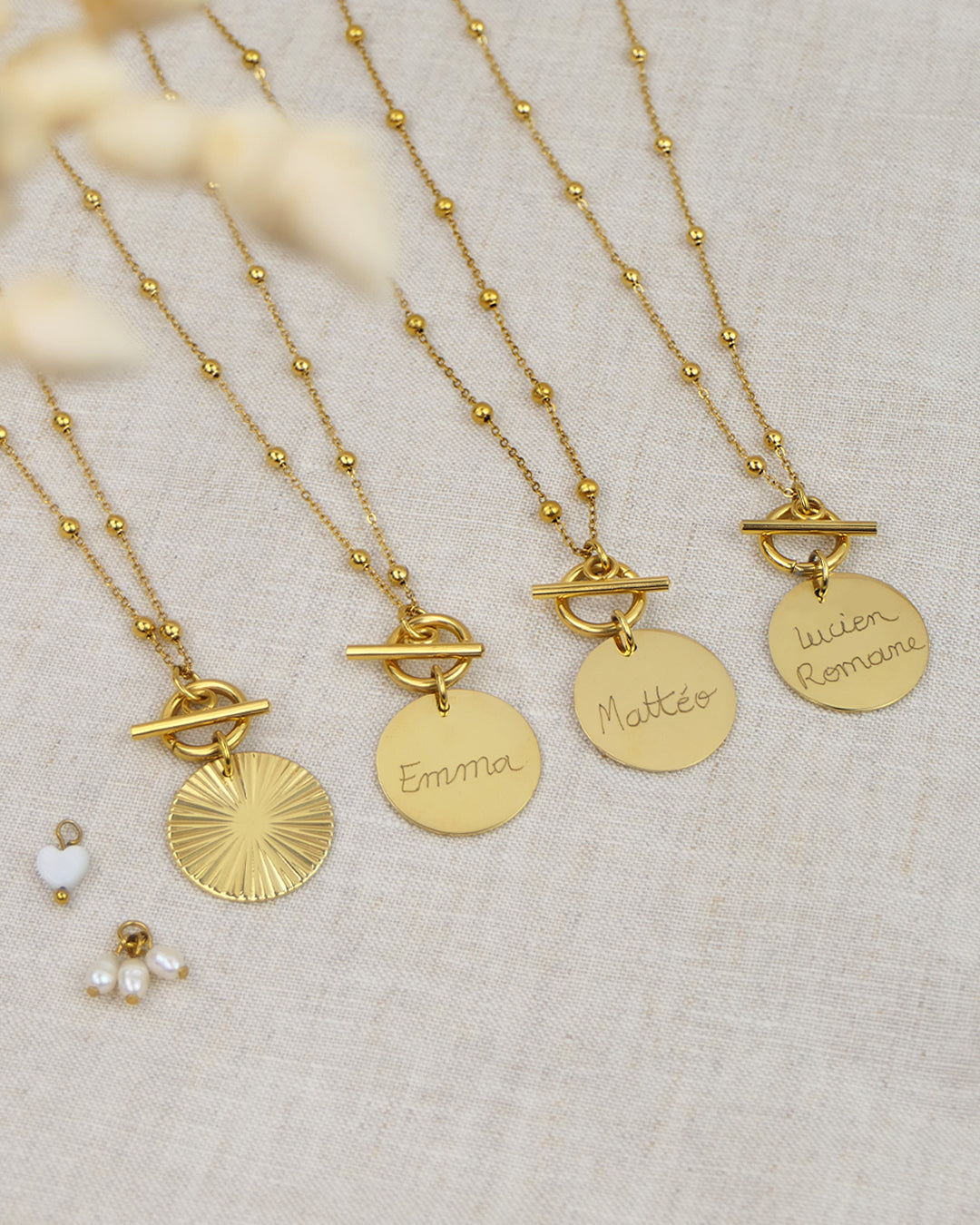 Collier NORA - médaille à graver