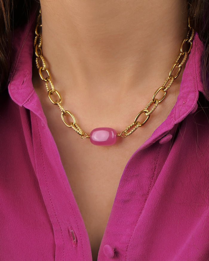 Collier SHADY - Rose