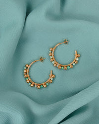 Boucles d'oreilles ELSA Vertes