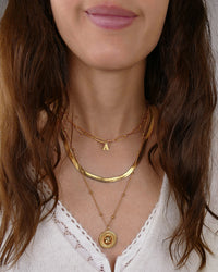 Collier SNAKE - Doré